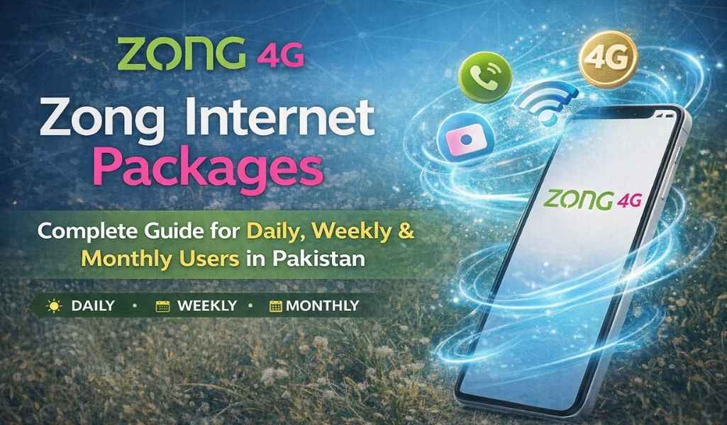 zong internet packages weekly monthly